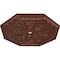 Ekena Millwork Spring Octagonal Ceiling Medallion (Canopies up to 3"), 29 1/8"OD x 2 1/4"ID x 1 1/8"P, Copper Penny CM30SPCPS - alternate 2